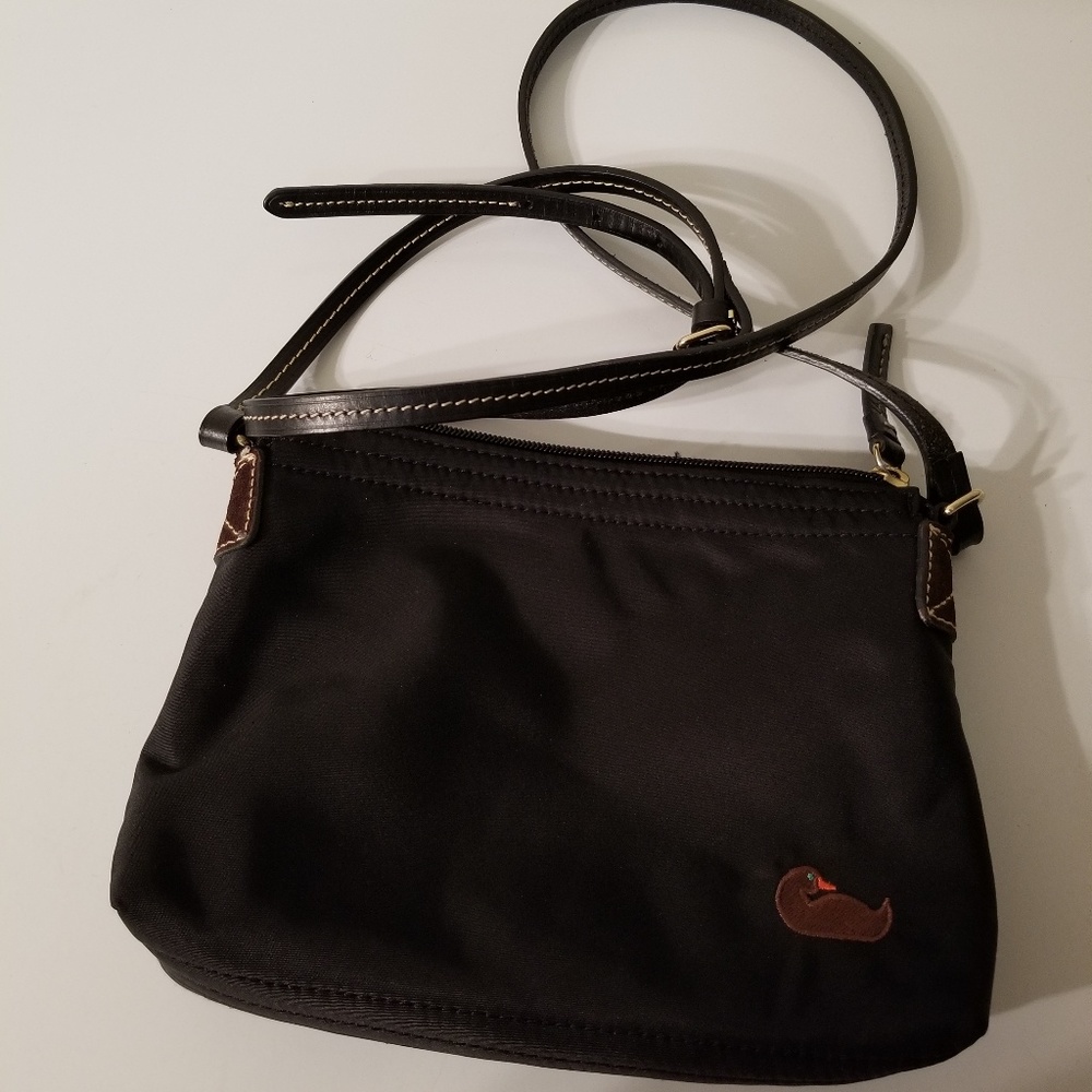 Black nylon Dooney and Bourke crossbody